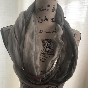 Two Toned Infinity Scarf.